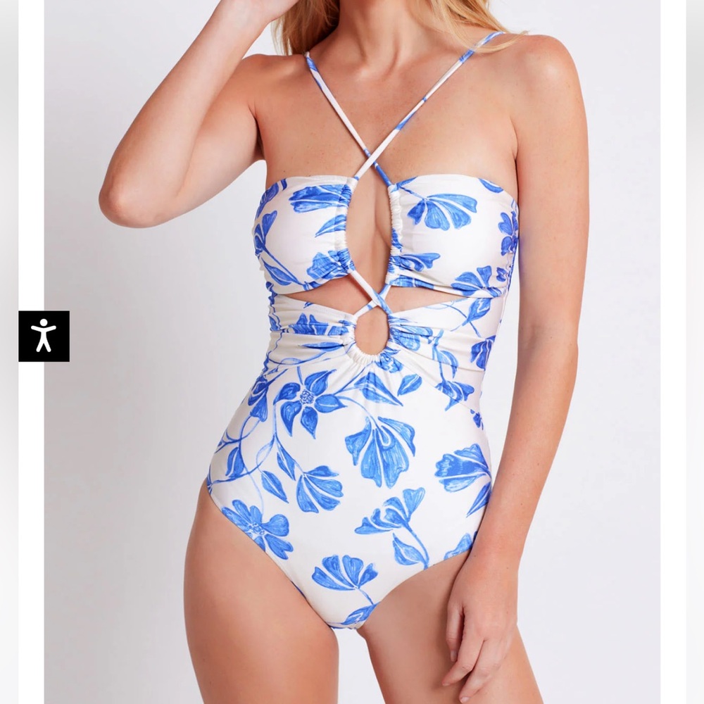 Patbo Nightflower Lace Up Swimsuit